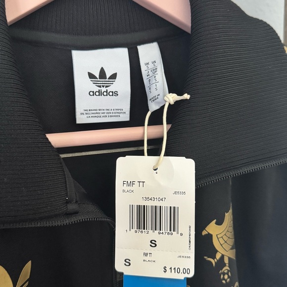 New Adidas Originals Mexico Black Gold Track Top Jacket size small 
Zip up - Picture 11 of 12